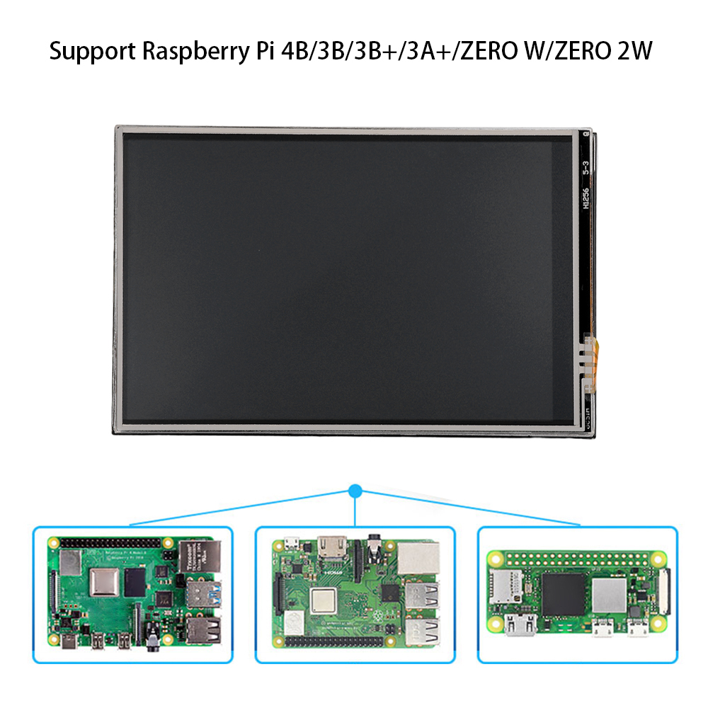 Gaming Console Display Case - 3,5-Zoll-TFT-Touchscreen für Raspberry Pi 2/3B/4B mit