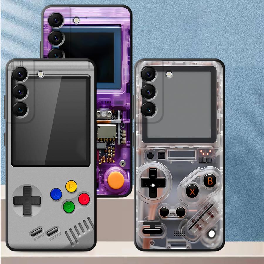 Gaming Console In - Lila Gaming-Konsolen Handyhülle für Samsung Galaxy