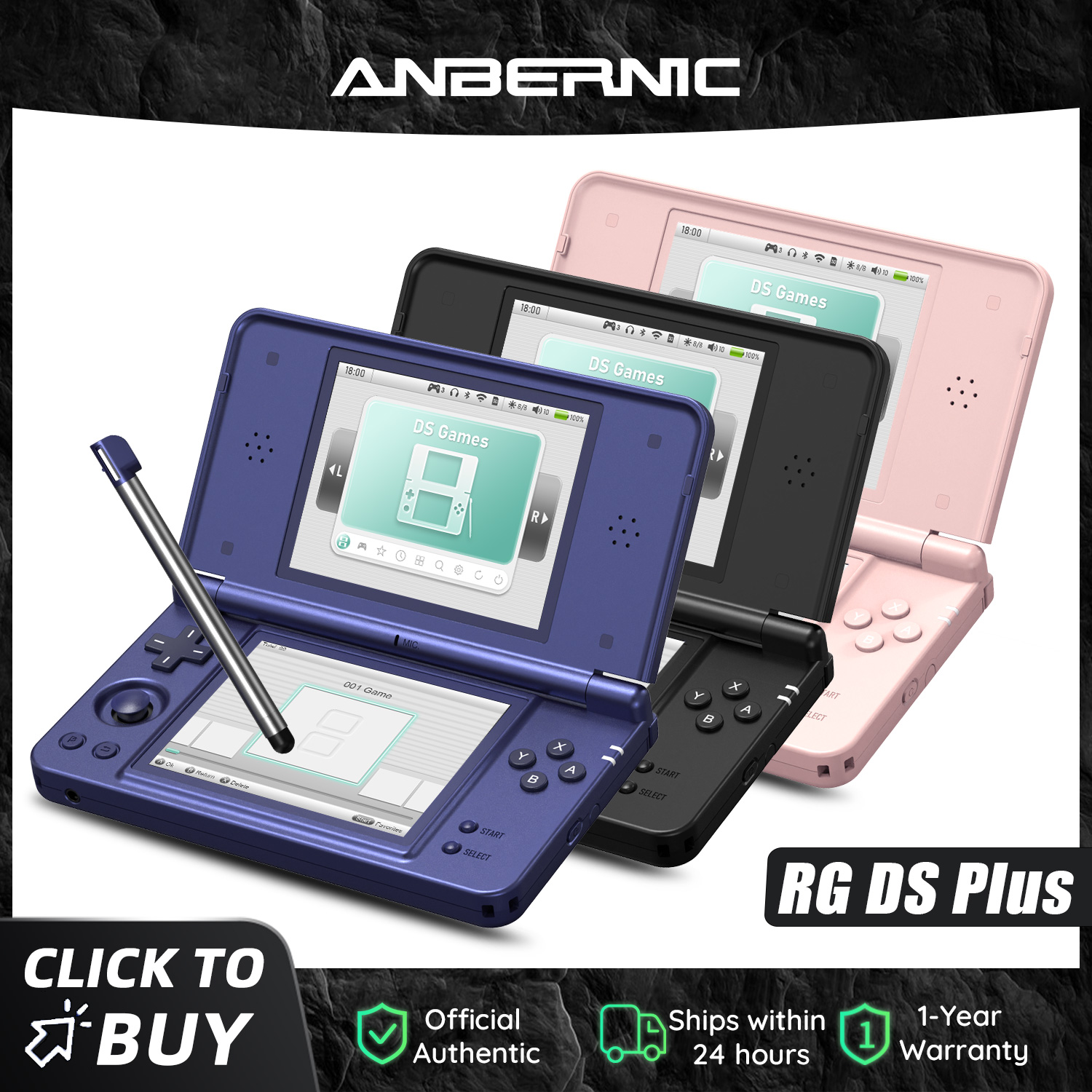 Gaming Console Under 5000 - Anbernic RG DS Plus Tragbare Handheld-Spielkonsole