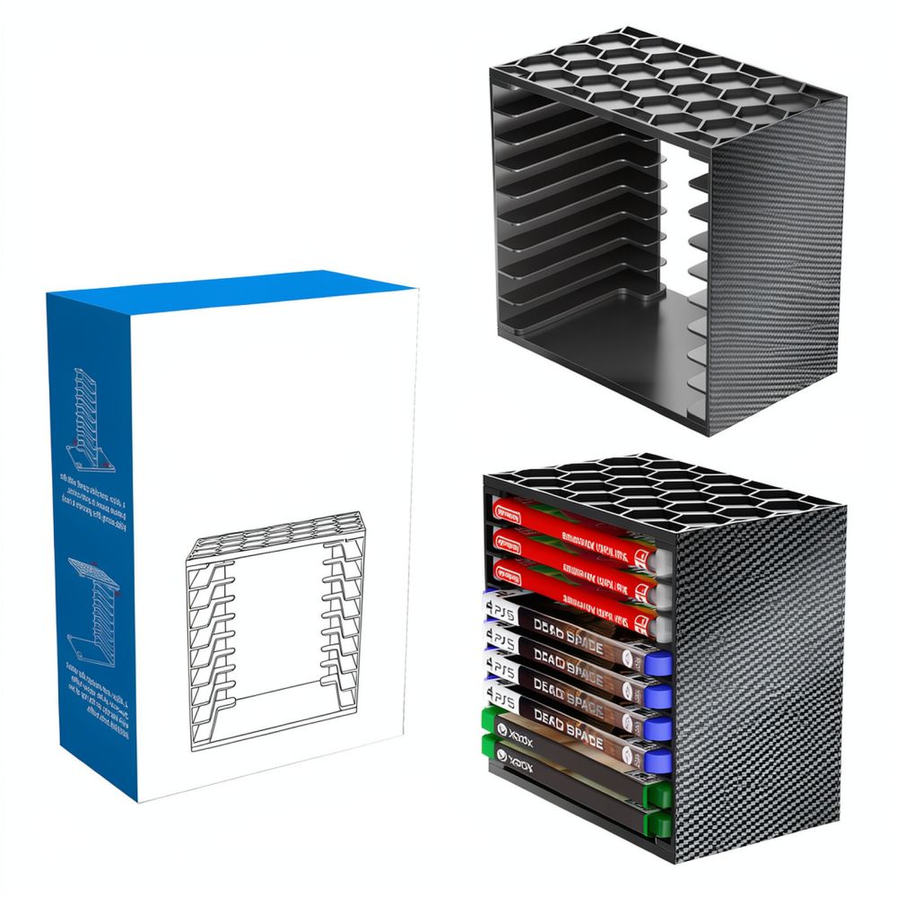 Spielkarten-Aufbewahrungsturm  – Gaming Console Display Case Bewertung und Preis