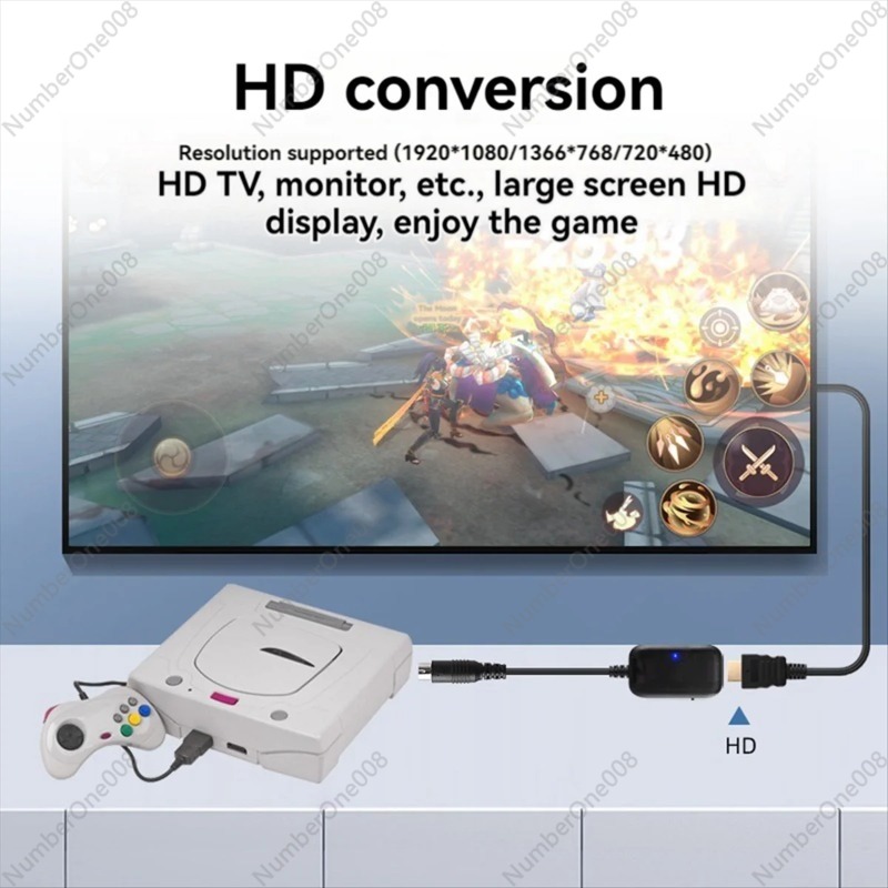 HDMI-Konverterkabel für Sega S – Gaming Console Tv Bewertung und Preis