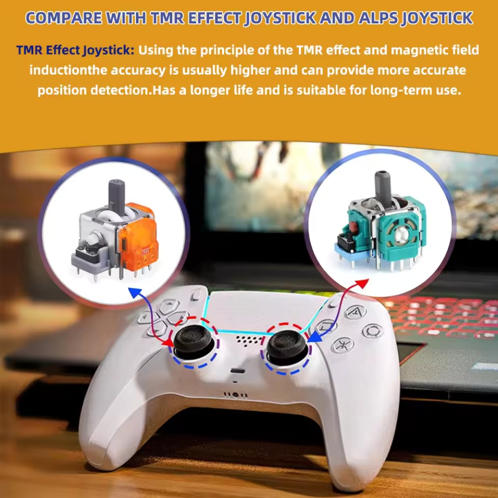 2-10Pcs Ersatz TMR Effekt Joys – Gaming Console In Tv Bewertung und Preis
