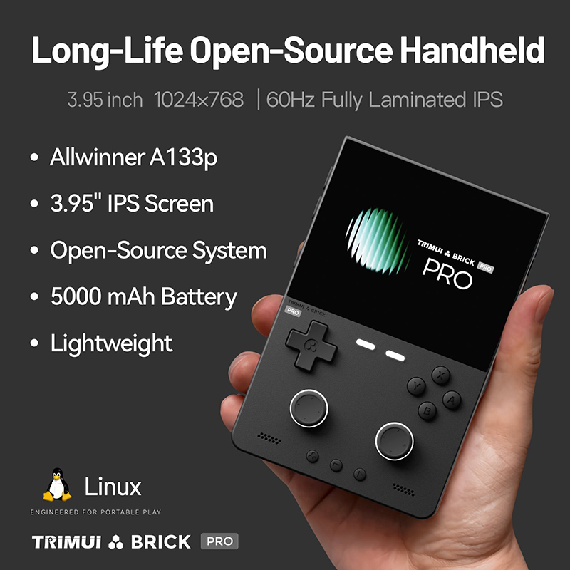 NEUE TRIMUI BRICK PRO 3,95 Zol – Gaming Console Under 5000 Bewertung und Preis