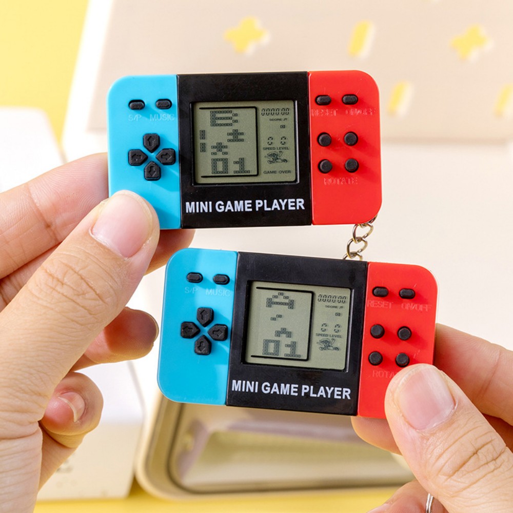 Klassischer Tetris-Handheld-Sp – Gaming Console Keychain Bewertung und Preis
