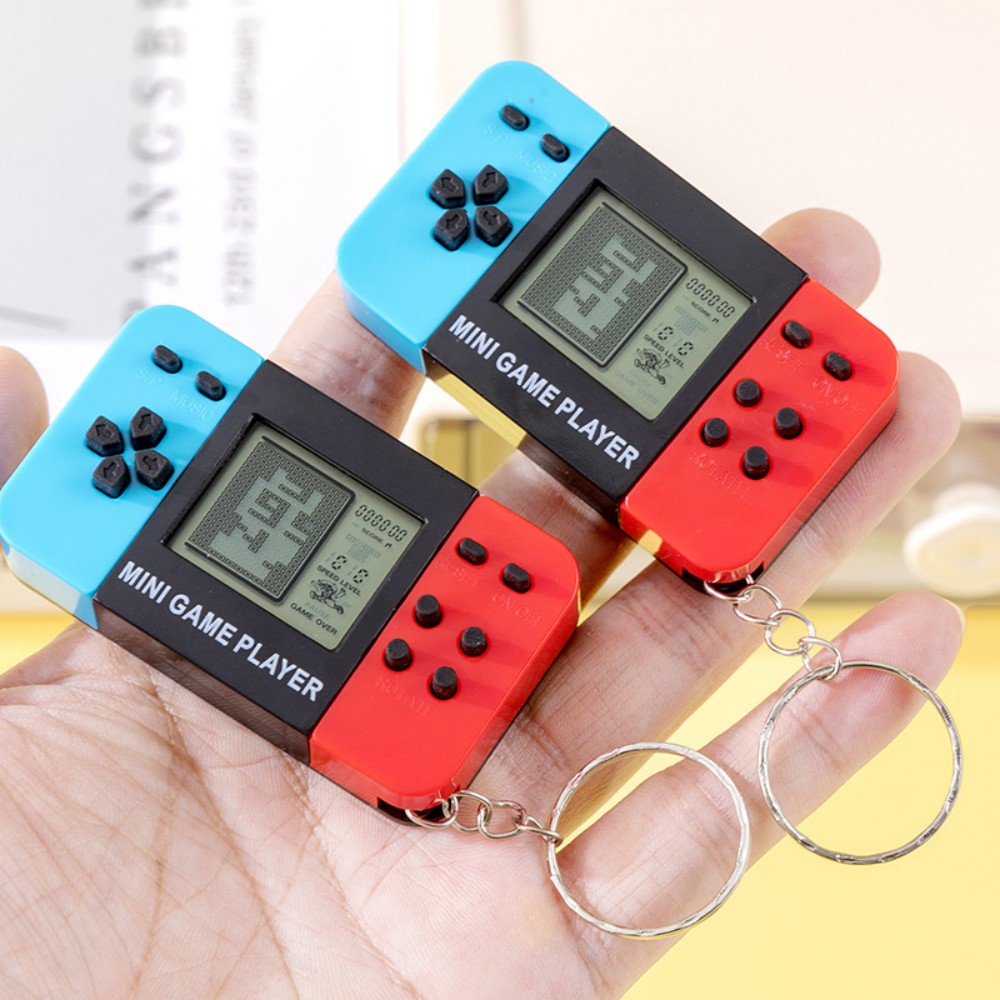 Klassischer Tetris-Handheld-Sp – Gaming Console Keychain Bewertung und Preis