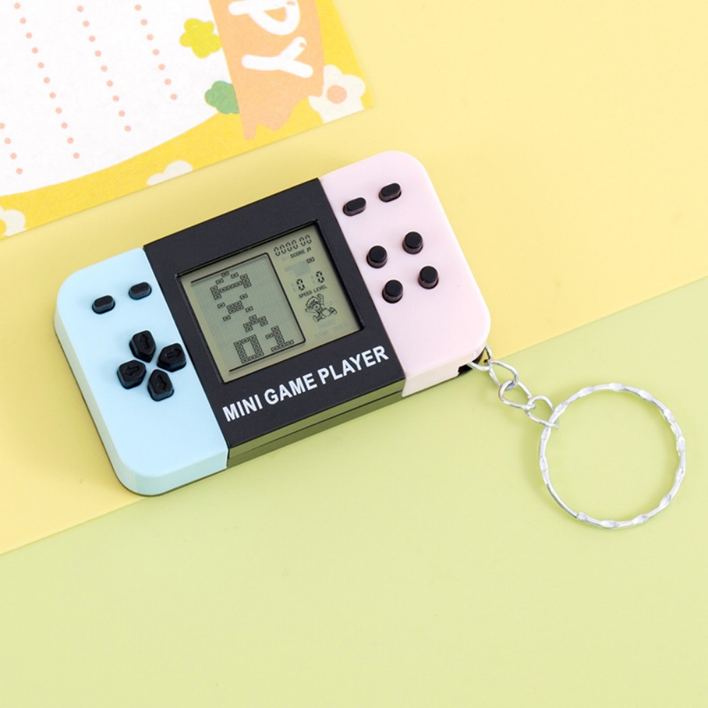Klassischer Tetris-Handheld-Sp – Gaming Console Keychain Bewertung und Preis