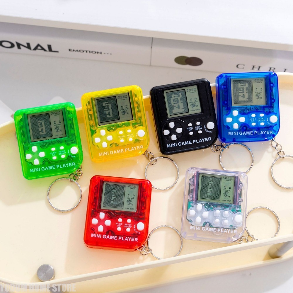 Klassische nostalgische Tetris – Gaming Console Keychain Bewertung und Preis