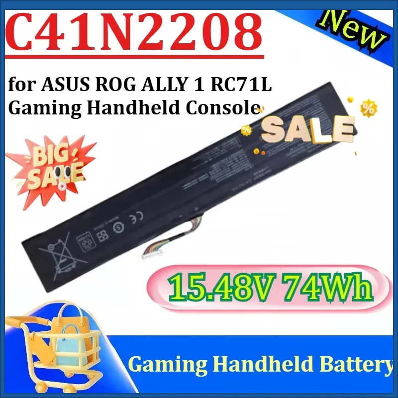 Neuer C41N2208 15,48V 74Wh Hoc – Gaming Console Rog Ally Bewertung und Preis
